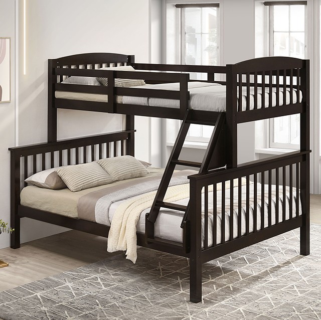 Furniture of America | California III | Twin/Full Bunk Bed, Gray